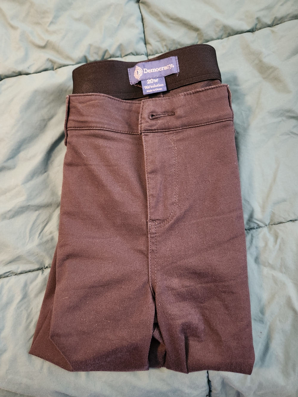 Democracy Girls Black High-Waist Stretch Leggings